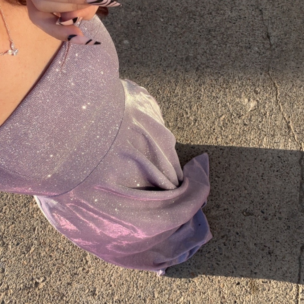 Light Purple Prom. Dress. Lace back, only worn once